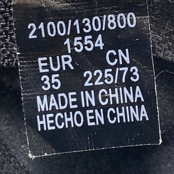 Zara Women's Size EU 35 US 4.5 Faux Leather Zip Platform Midi Booties Black 1554 - Picture 12 of 12